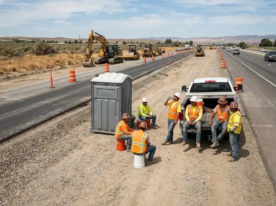 highway-road-construction-crew-007 — frequently asked questions, Porta Potty and Restroom Rentals in Parker, FL
